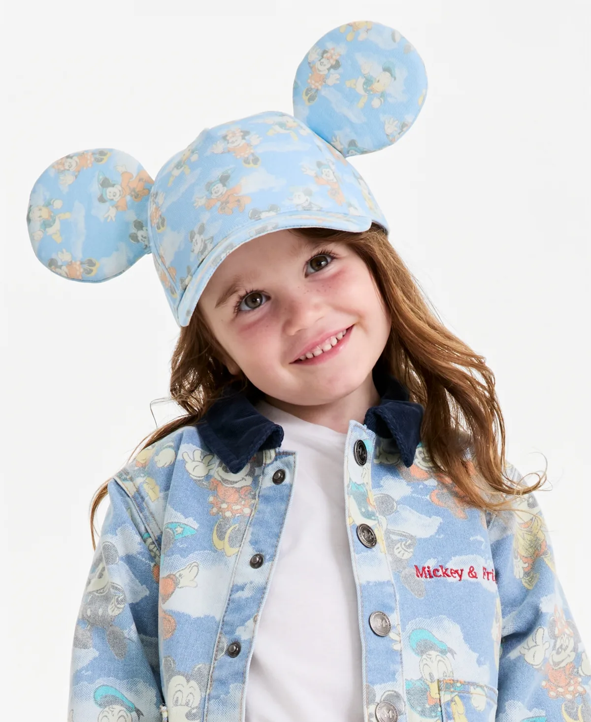 Disney - Macy's Mickey & Friends Parade Balloon Snapback Ears Baseball Cap by Disney