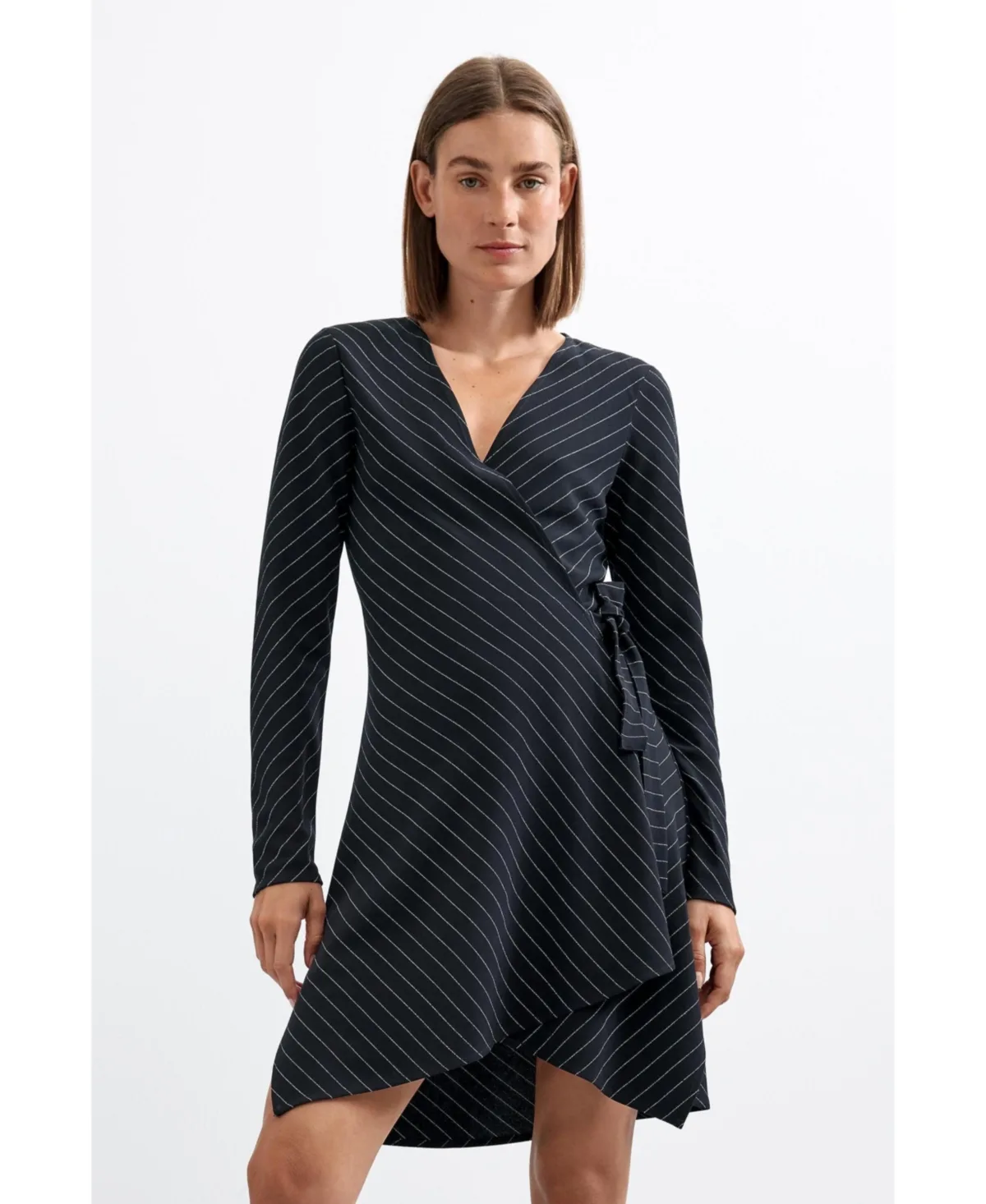 Long Sleeve V-Neck Dress by Desigual