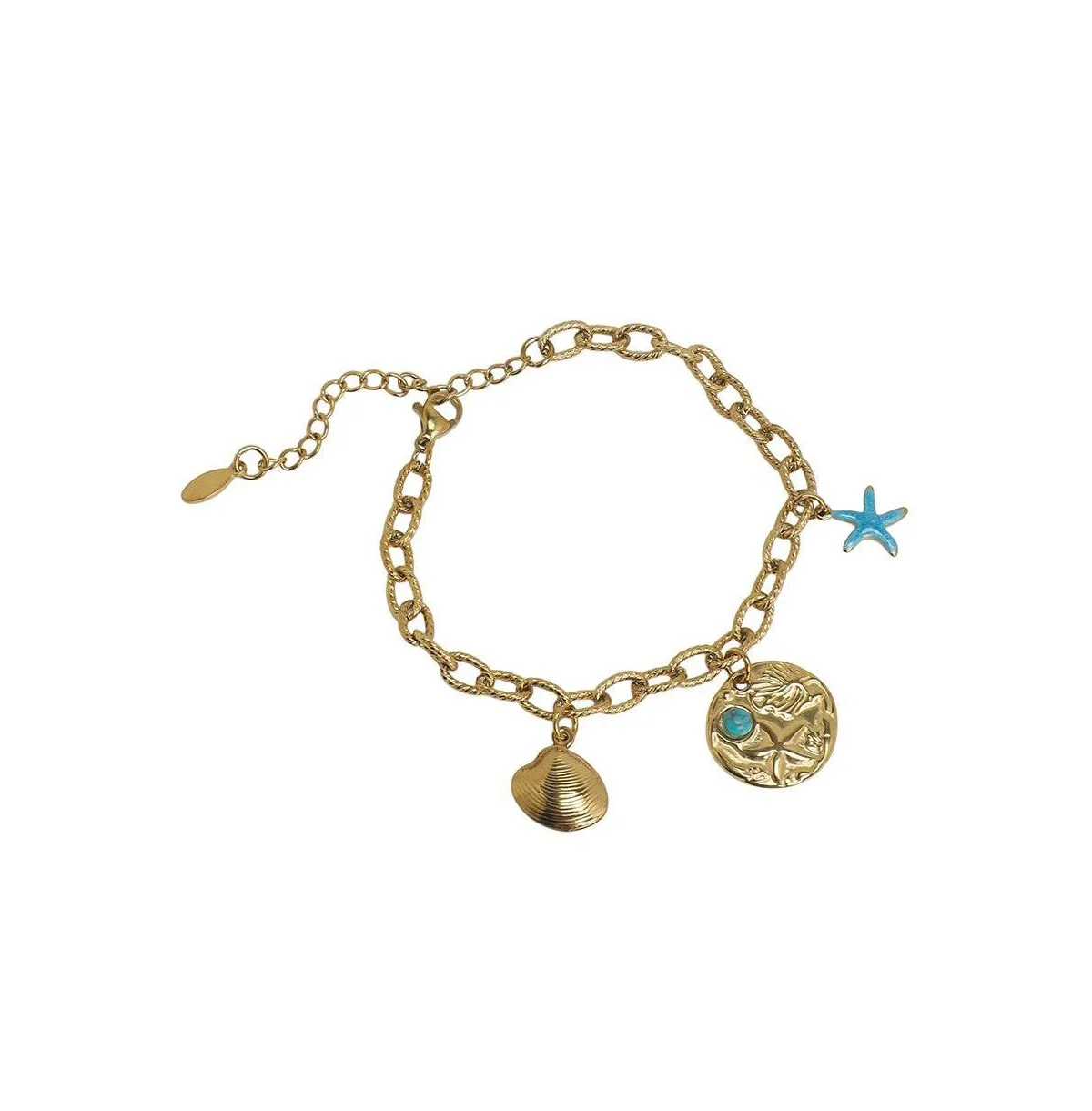Gold-Tone Celestial Charm Bracelet by Sohi