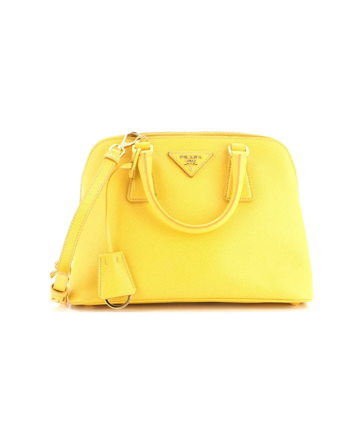 Pre-Owned Small Promenade Bag Saffiano Leather by Prada
