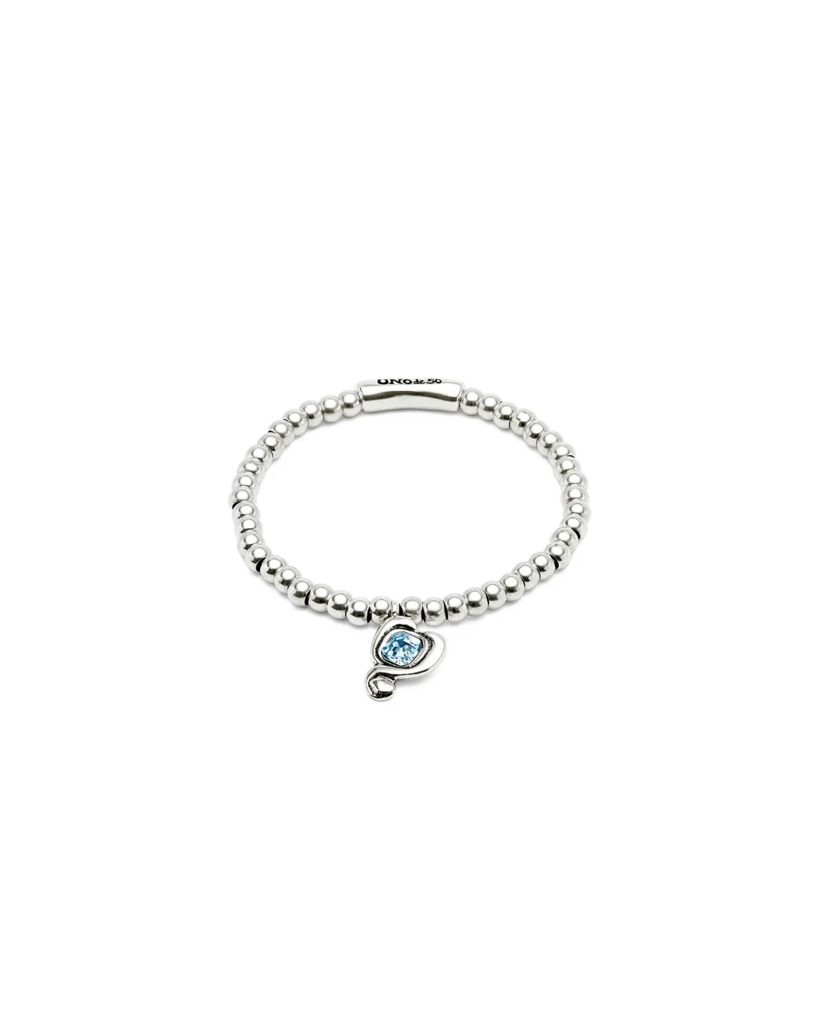 Bracelet with Light Blue Crystals by Unode50