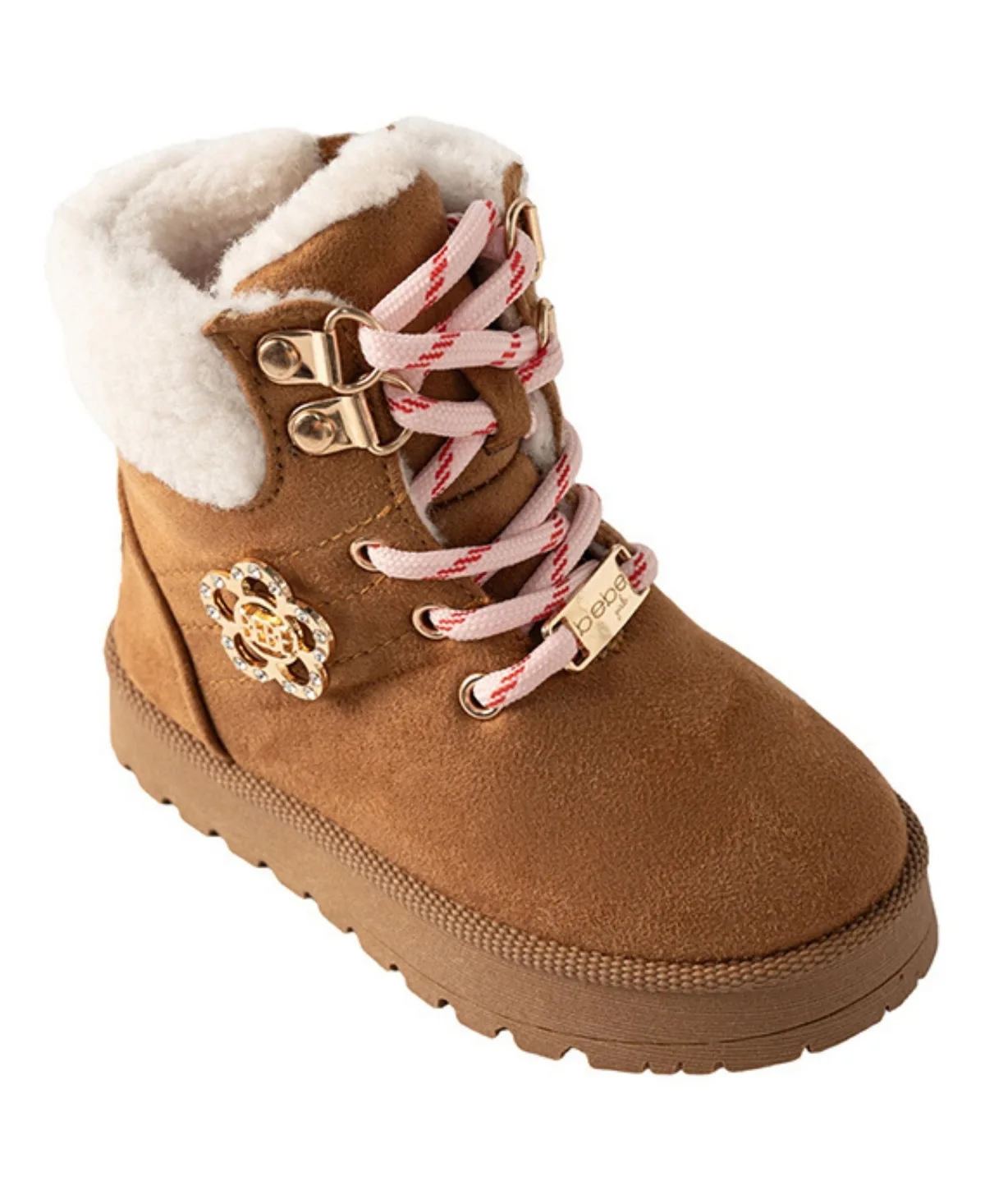 Hybrid Boots with Sherpa Collar by bebe