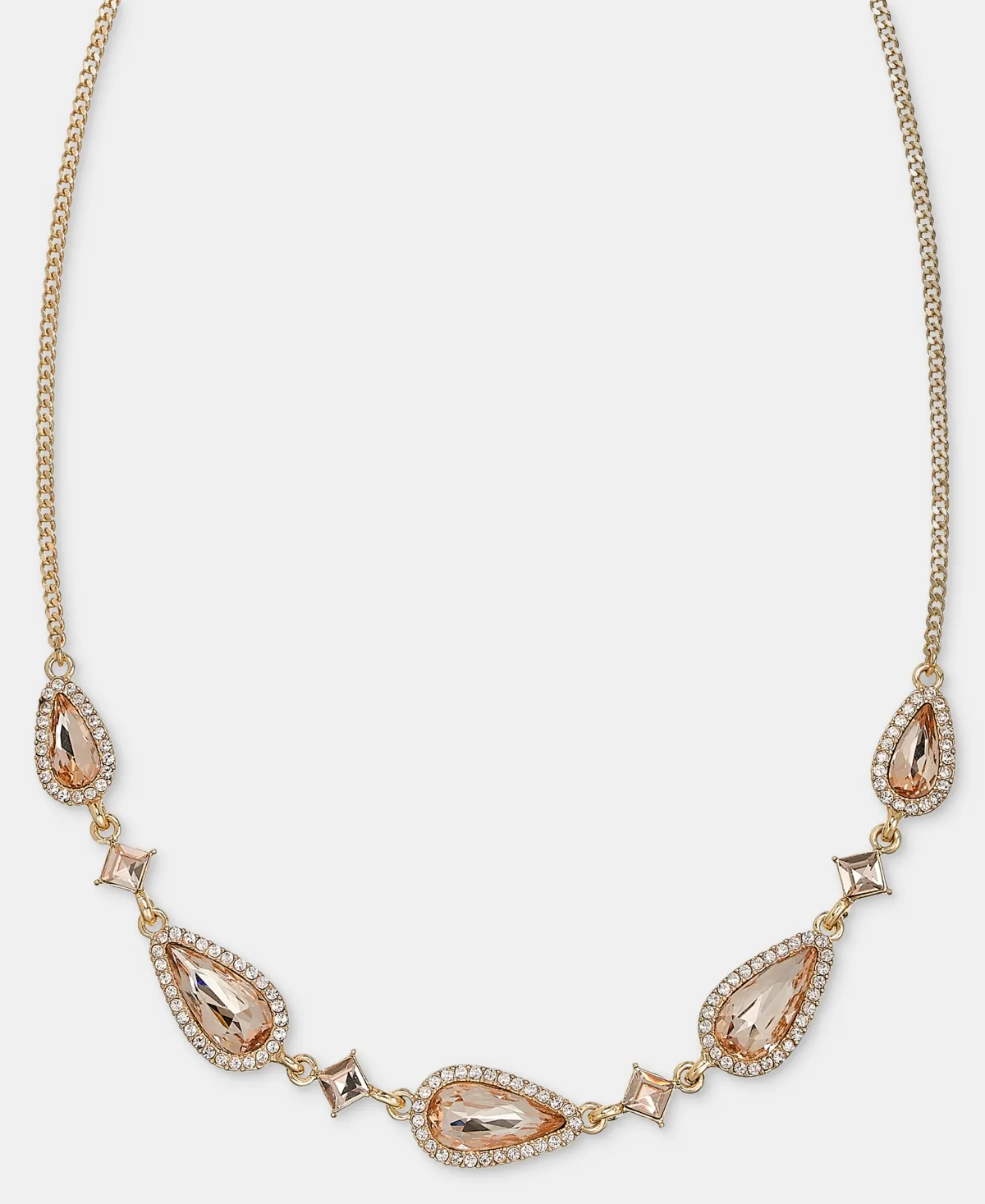 Metal-Tone Crystal Pear-Shaped Choker Necklace by GIVENCHY