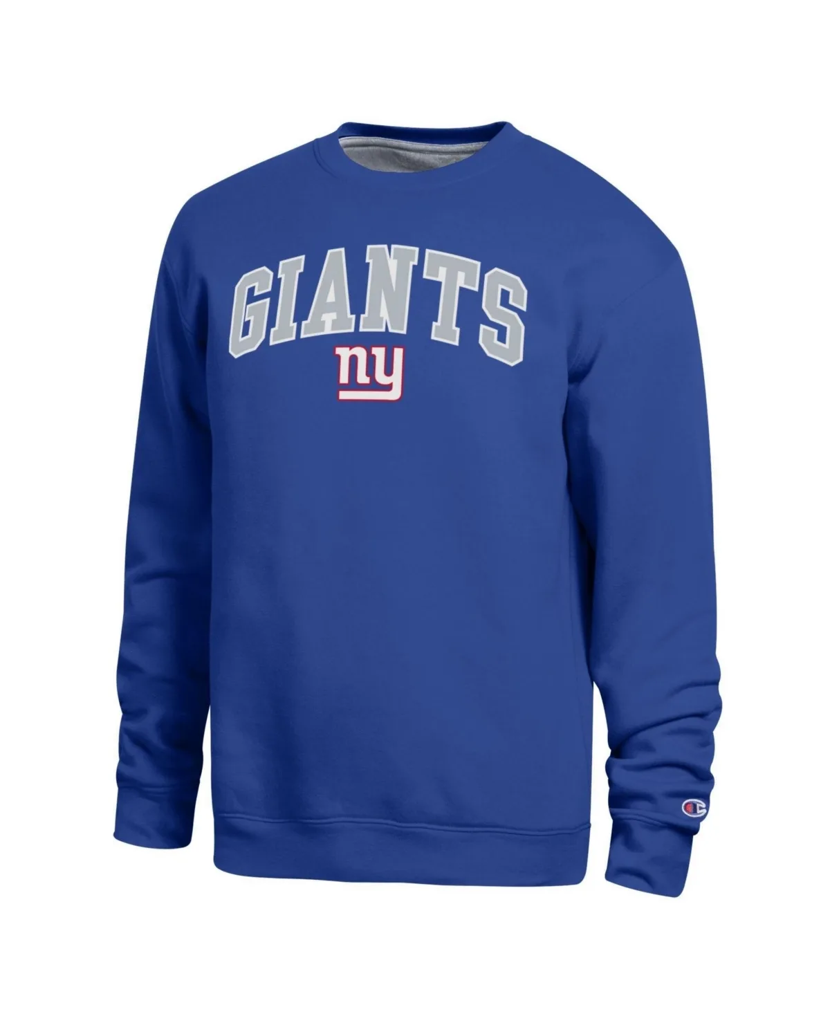 New York Giants Contrast-Lined Pullover Sweatshirt by Champion