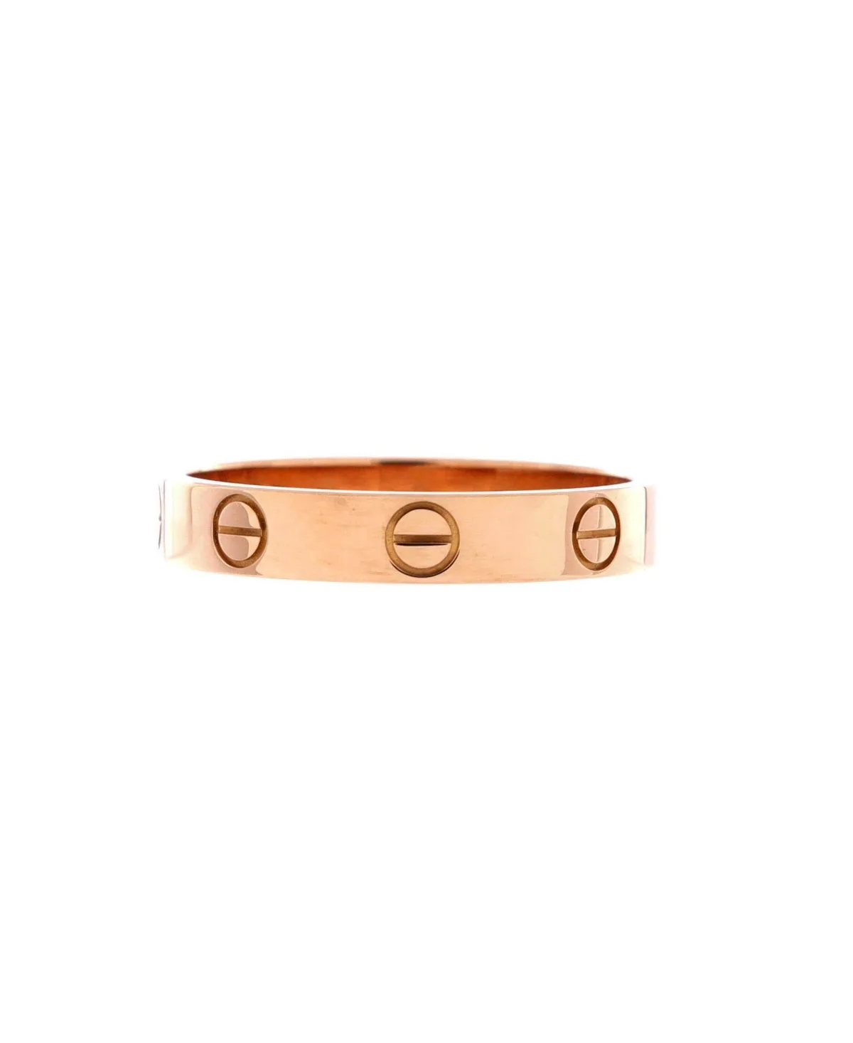 Love Wedding Band Ring in 18K Rose Gold by Cartier's