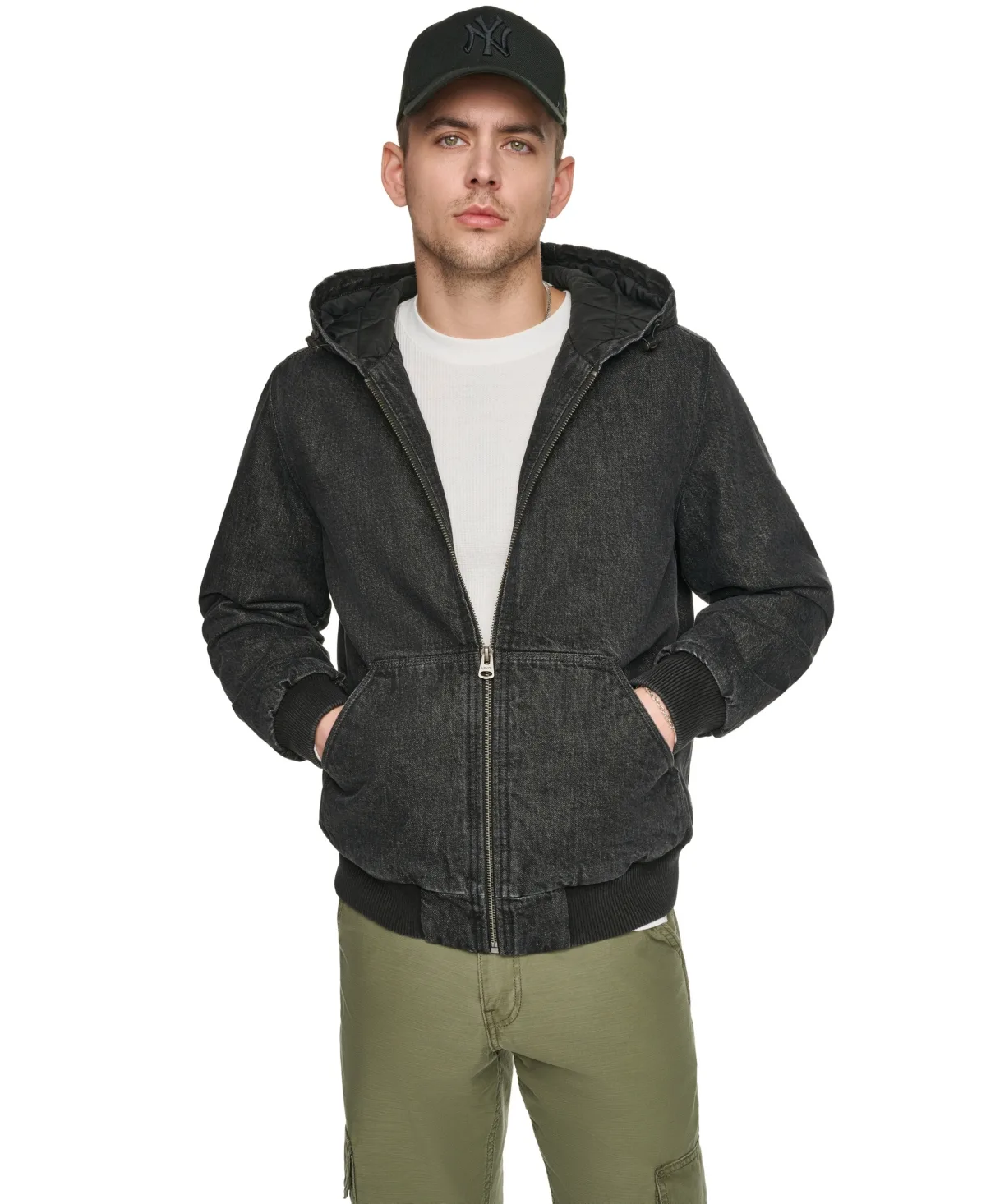 Hooded Quilted-Lined Classic-Fit Cotton Jacket by Levi's