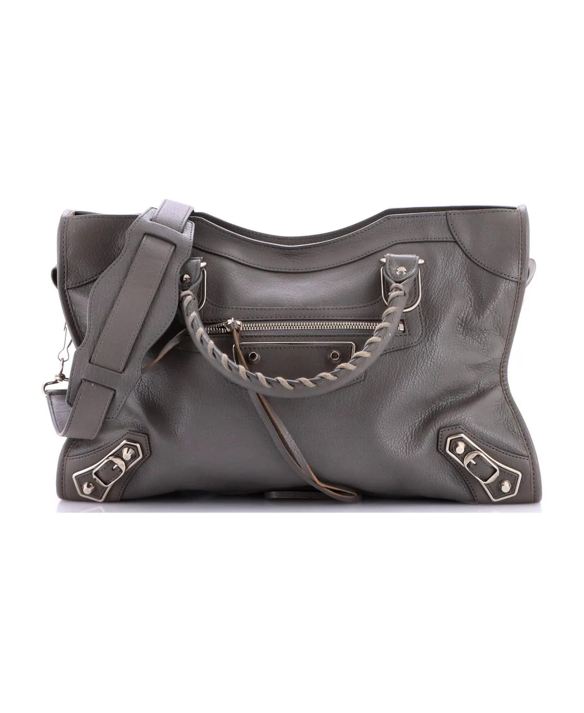 Pre-Owned Balenciaga Medium City Classic Metallic Edge Bag Leather