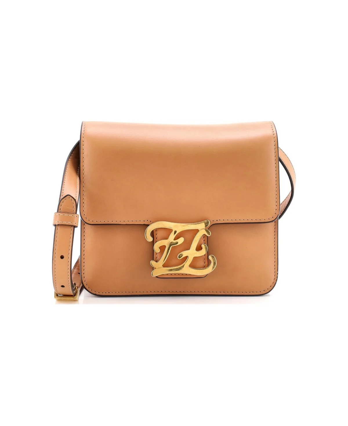 Pre-Owned Karligraphy Crossbody Bag Leather