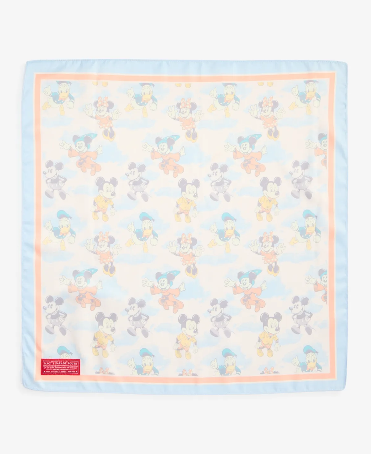 Disney - Macy's Mickey & Friends Parade Balloons Square Twill Scarf by Disney
