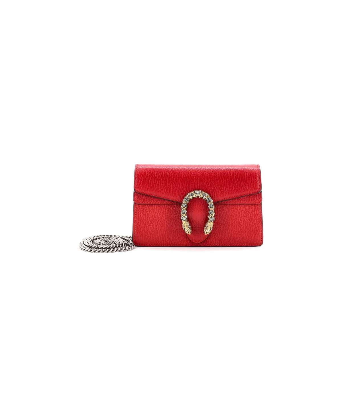 Pre-Owned Gucci Super Mini Dionysus Bag Leather by Gucci