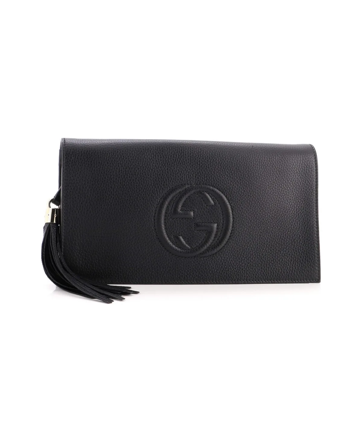 Pre-Owned Gucci Soho Clutch Leather by Gucci
