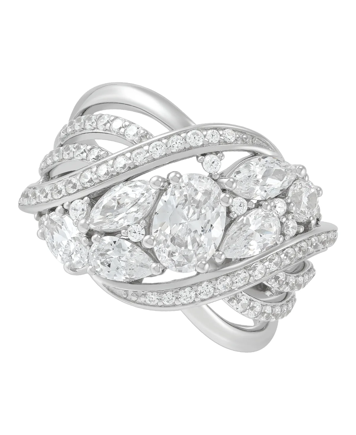 Cubic Zirconia (4-1/5 ct. t.w.) Ring in Sterling Silver