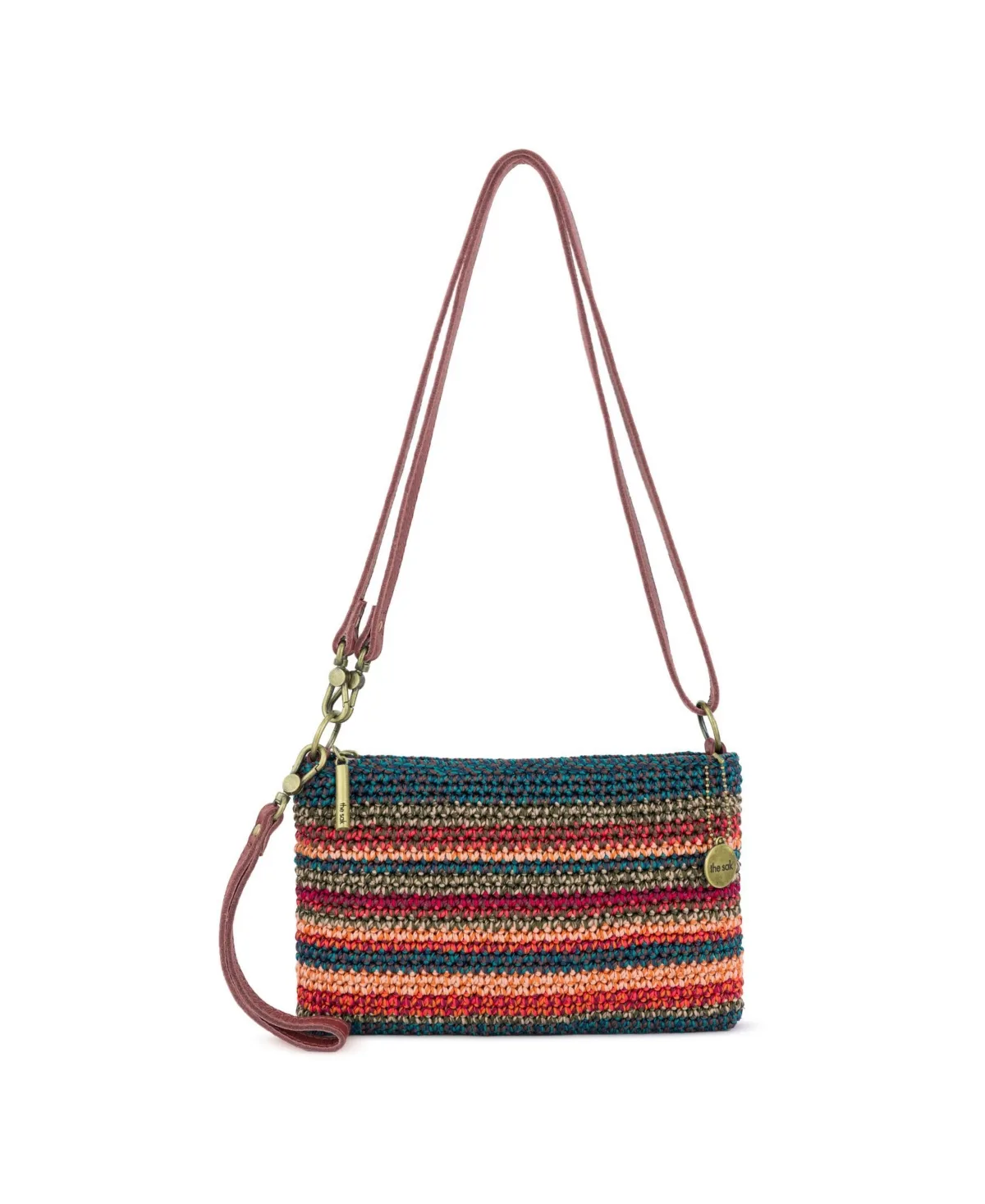 Convertible Crochet Vita Small Shoulder Handbag by The Sak