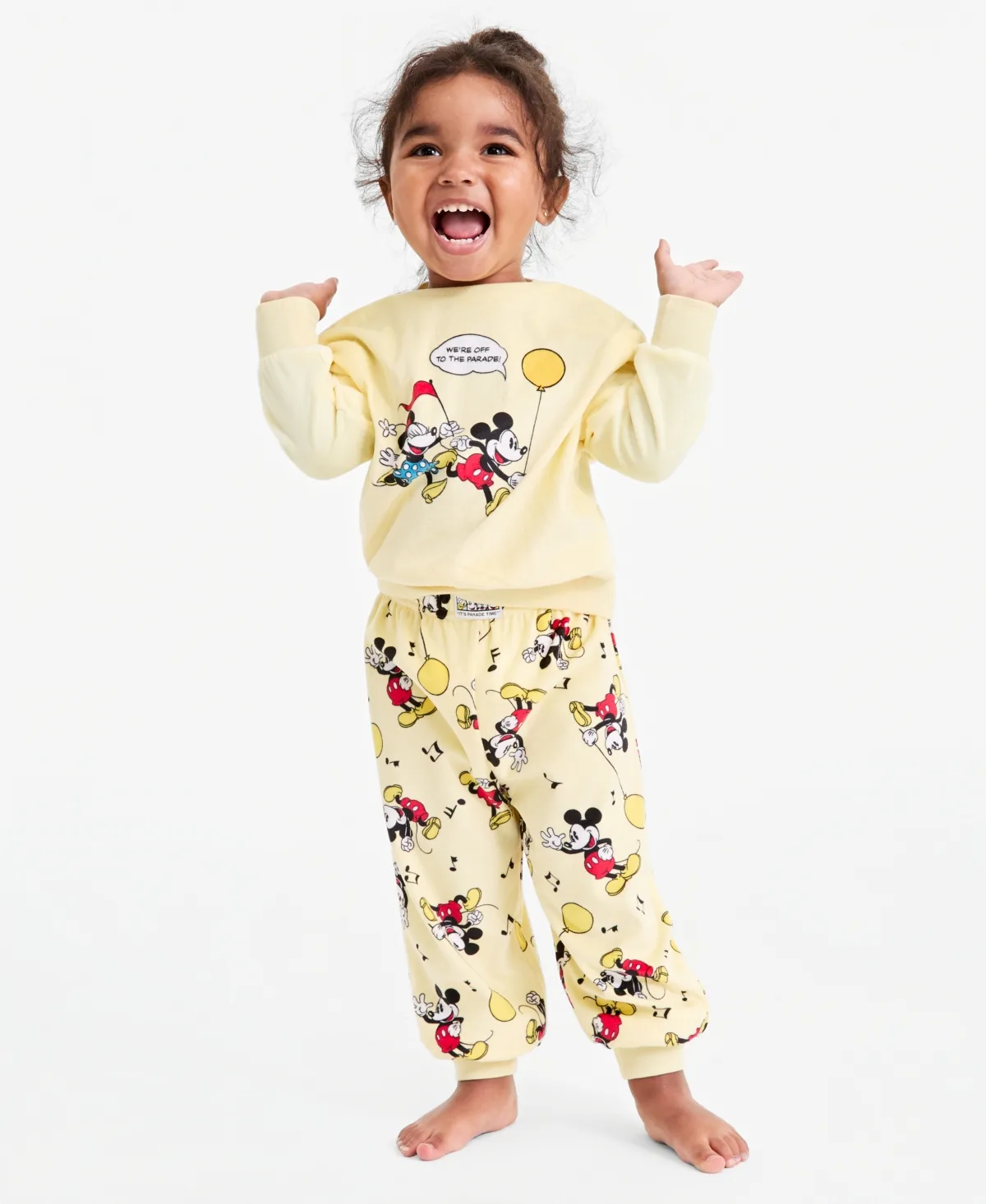 Long Sleeve Top and Pajama Joggers 2-Piece Set by Disney