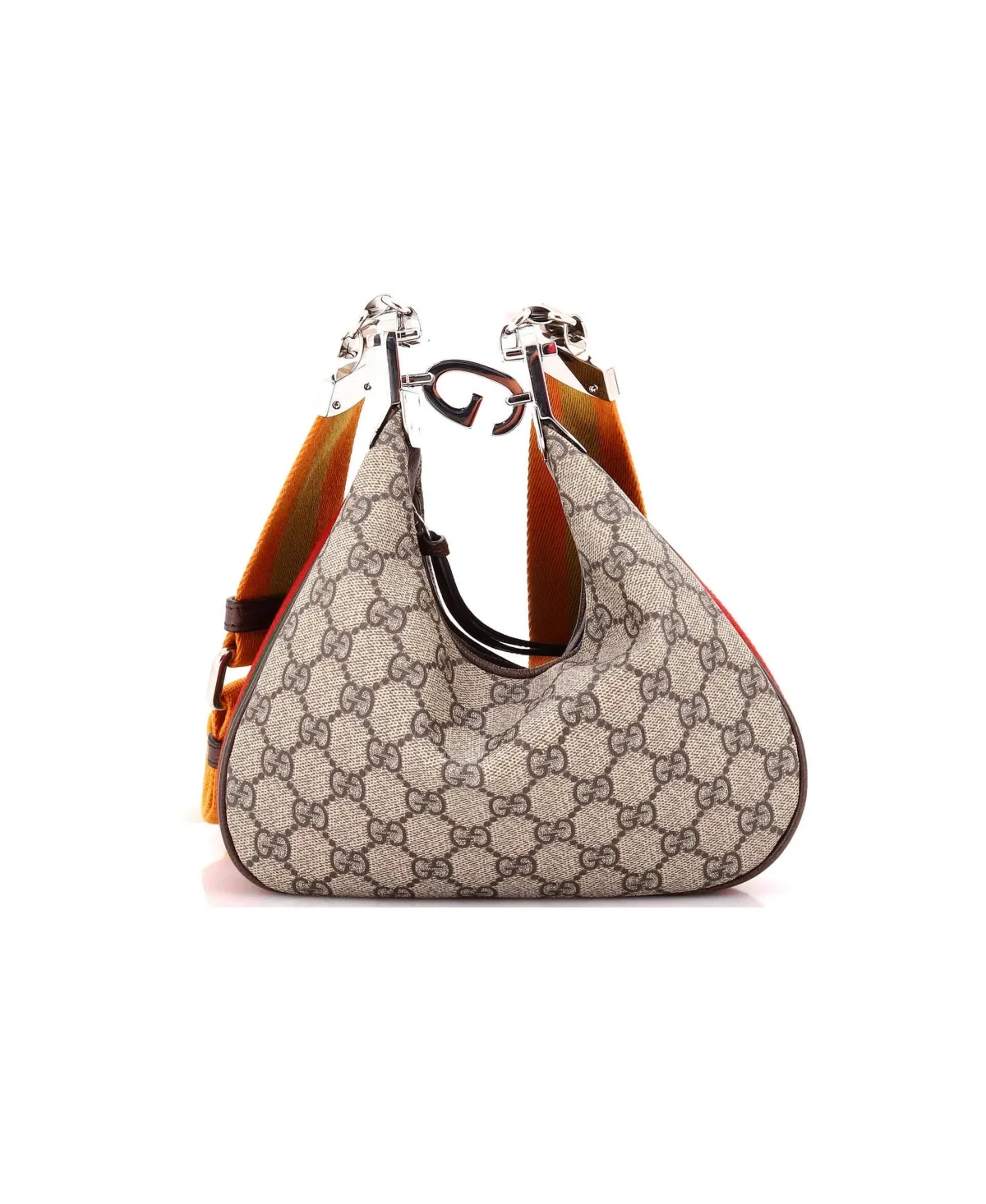 Pre-Owned Gucci Small Attache Shoulder Bag Gg Coated Canvas by Gucci