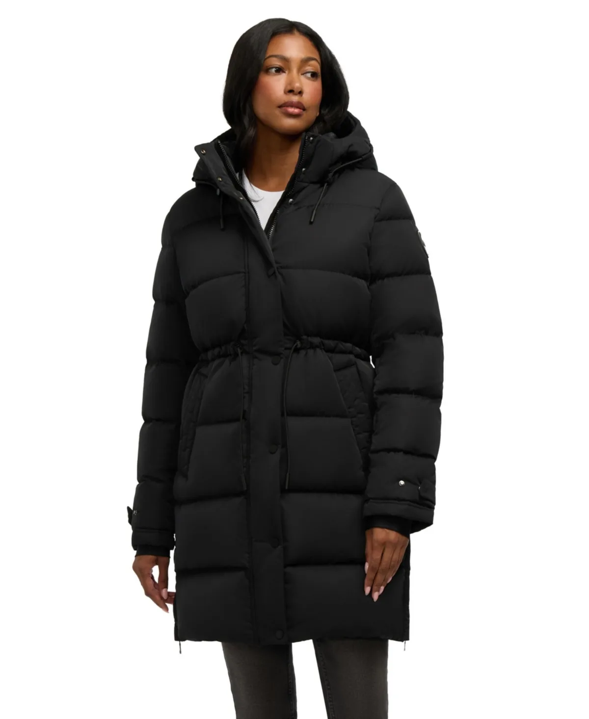 Poppy Heavyweight Mid Length Puffer
