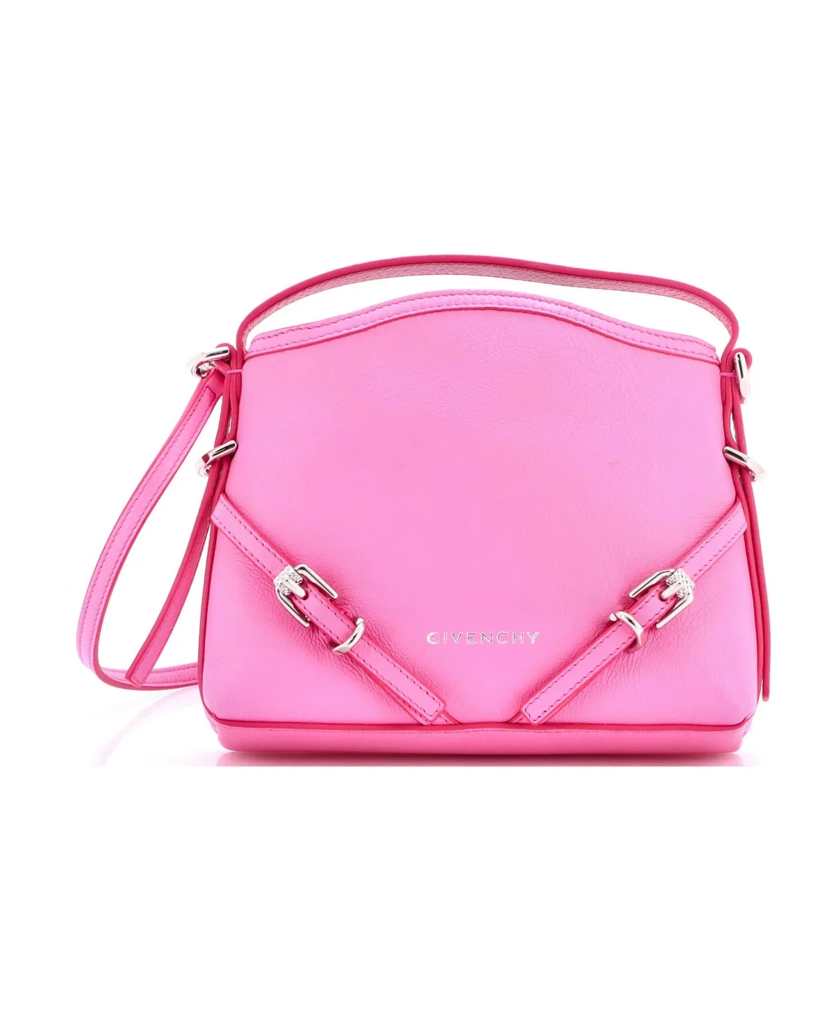 Pre-Owned Givenchy Nano Voyou Shoulder Bag Leather by GIVENCHY