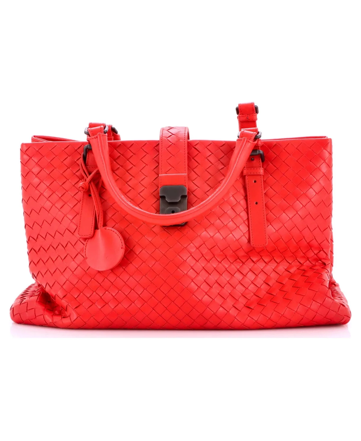 Pre-Owned Bottega Veneta Medium Roma Bag Intrecciato Nappa by Bottega Veneta