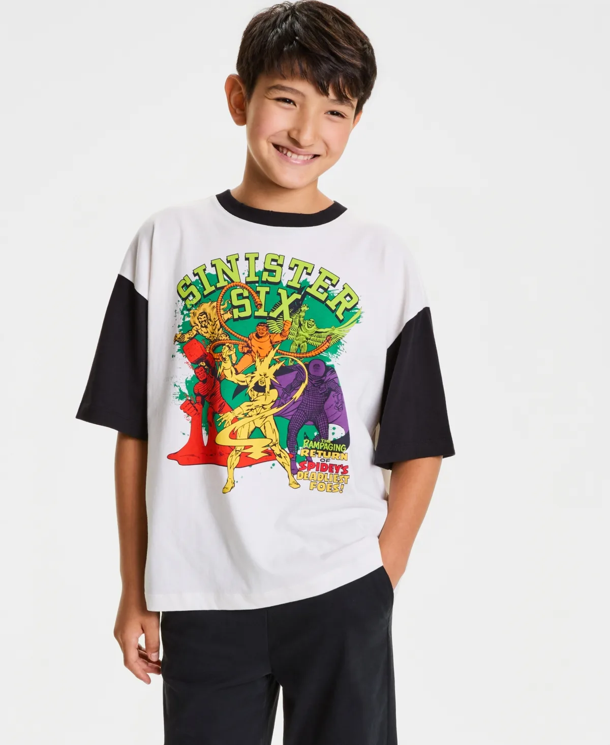 Spider-Man Sinister Six Graphic T-Shirt by Marvel