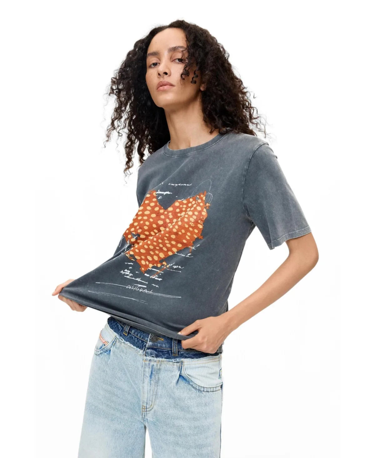 Printed Organic Cotton T-Shirt by Desigual
