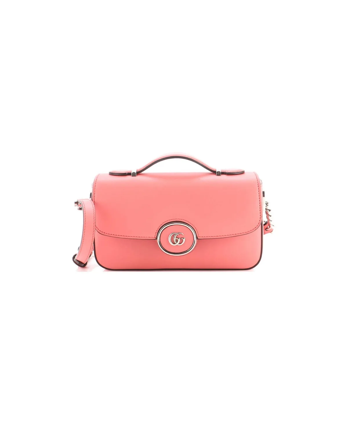 Pre-Owned Mini Petite Gg Flap Shoulder Bag Leather