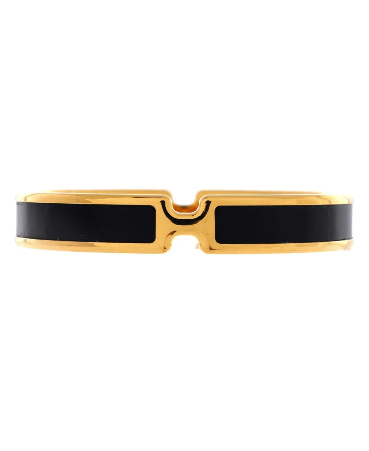 Pre-Owned Hermès Olympe Bracelet - Leather, Metal by Hermes