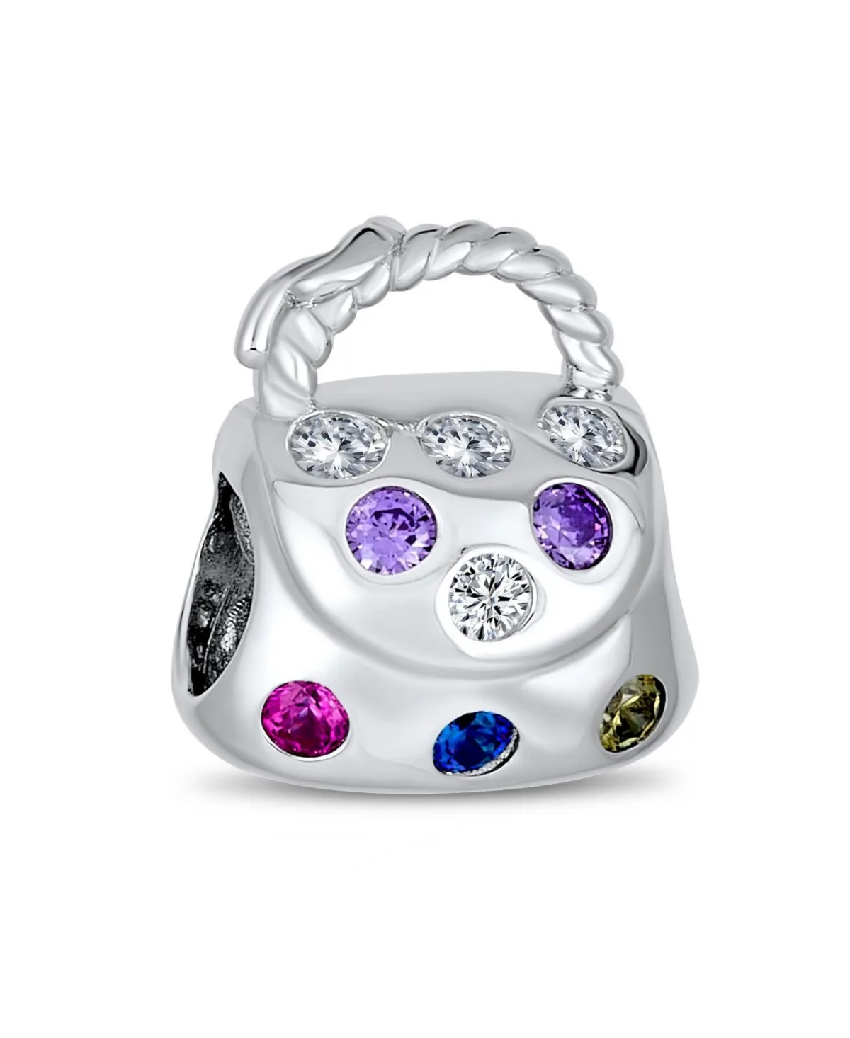 Fashion Hand Bag Gold Plated Charm Bead for Bracelet.925 Sterling Silver by Bling Jewelry