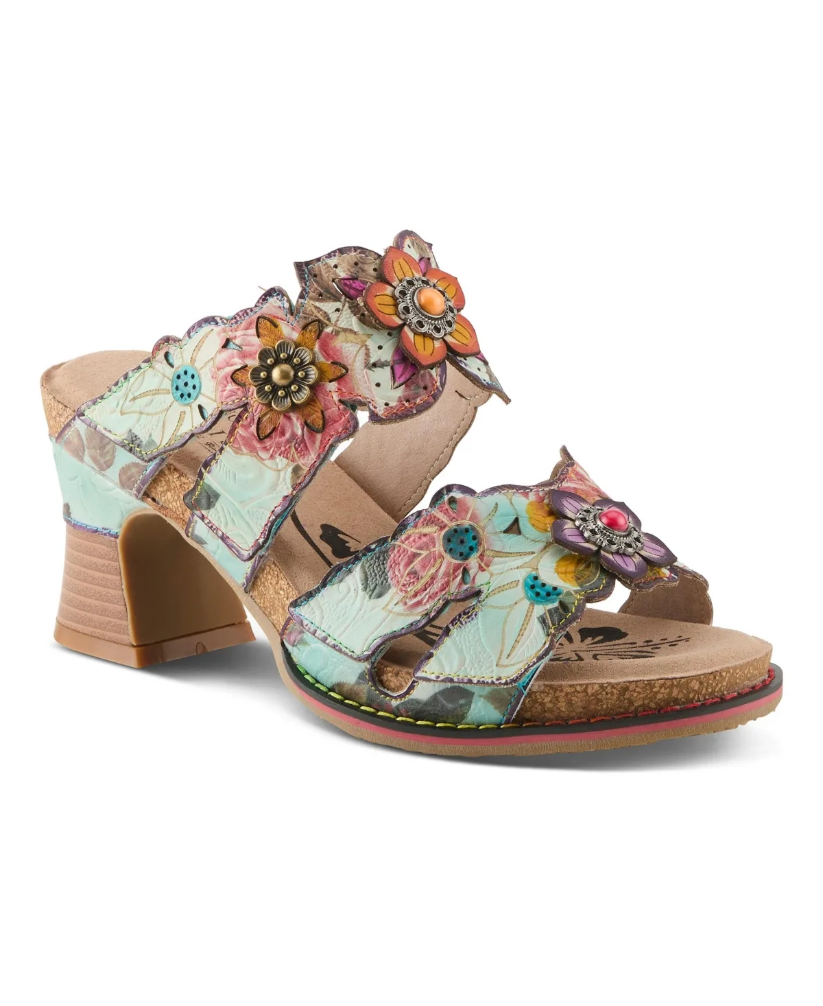 Radiating Slide with Hand-Painted Design