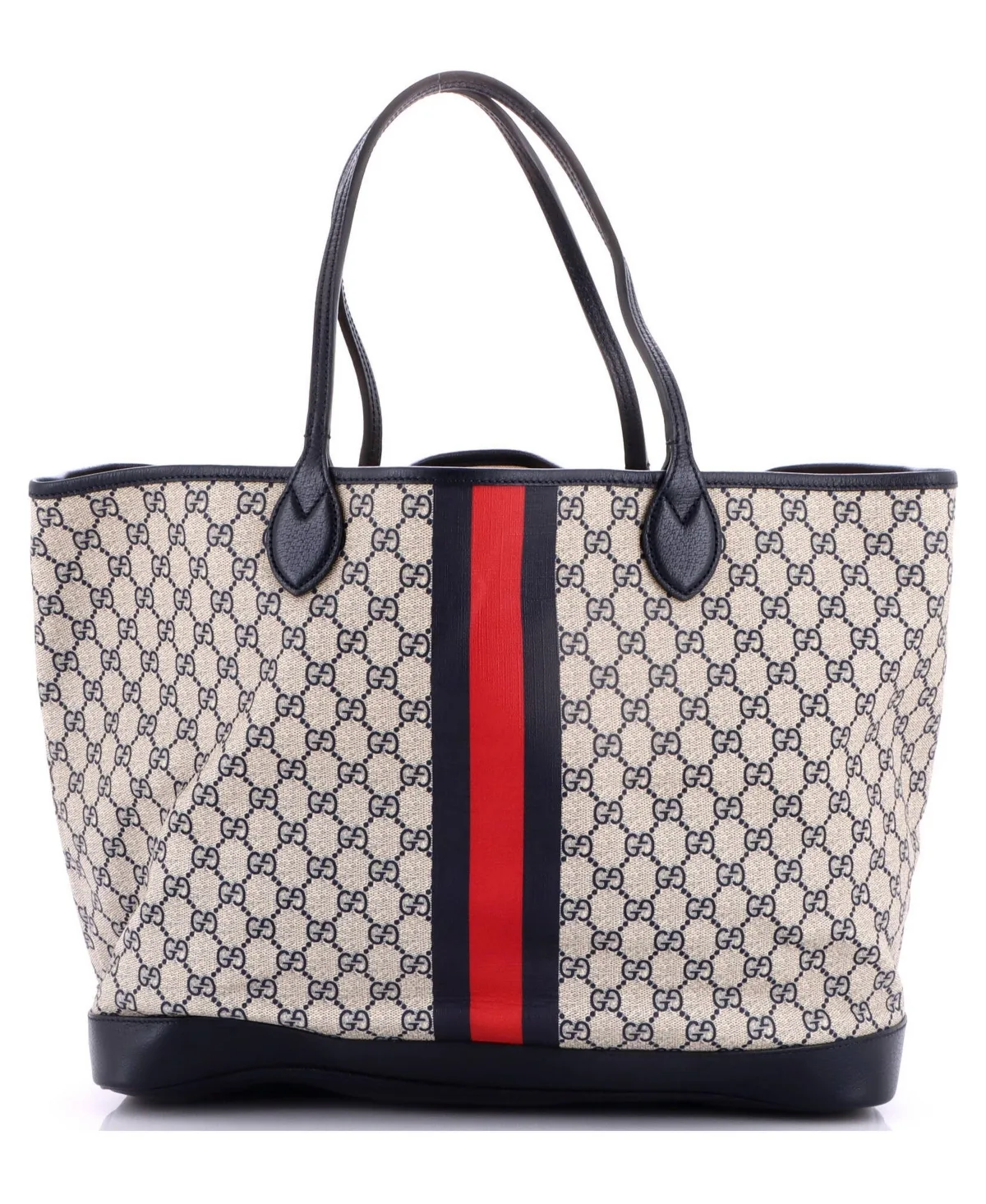 Pre-Owned Gucci Large Ophidia Open Shopping Tote Gg Coated Canvas by Gucci