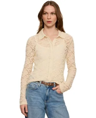 Dreamer Long Sleeve Lace Blouse by Sanctuary