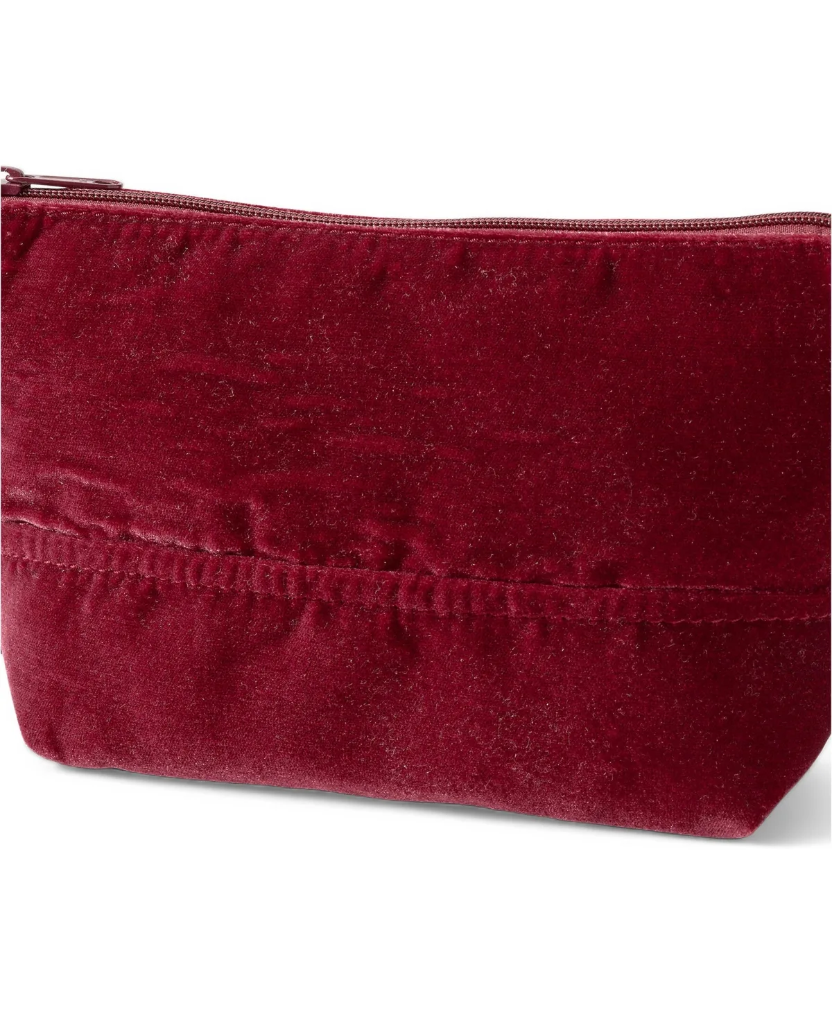 Zip Velvet Pouch by Lands' End