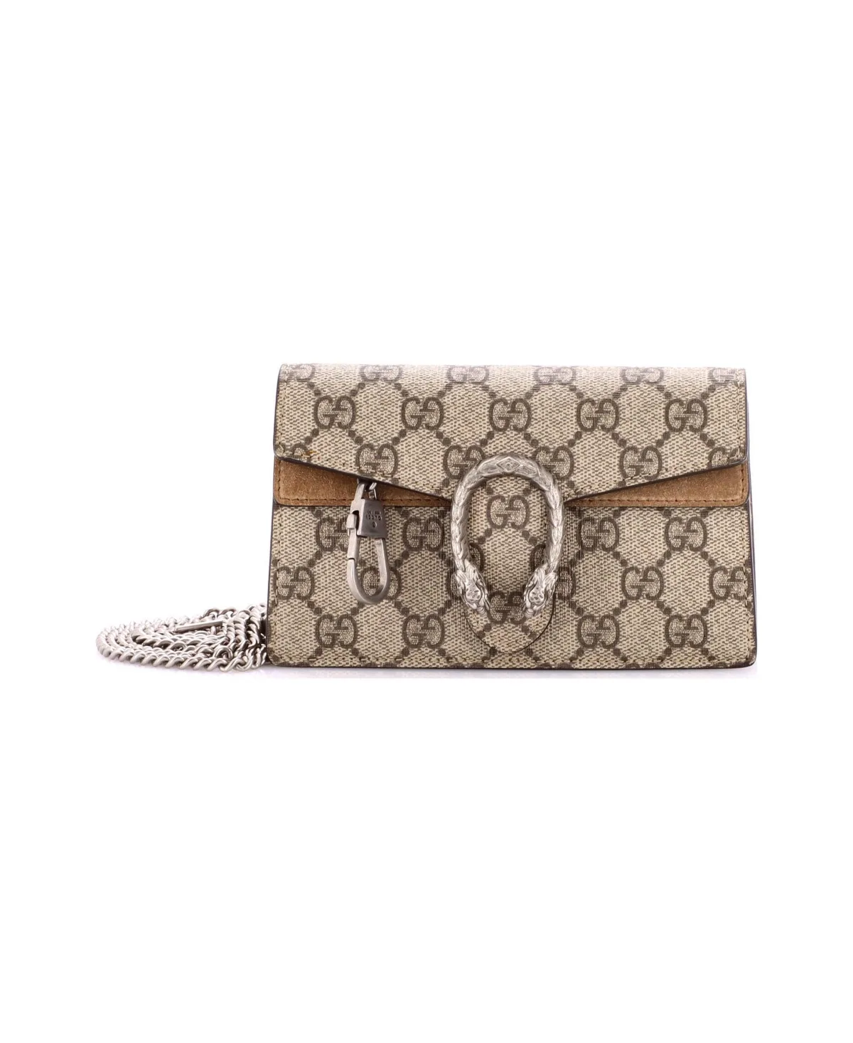 Pre-Owned Gucci Super Mini Dionysus Bag GG Coated Canvas by Gucci