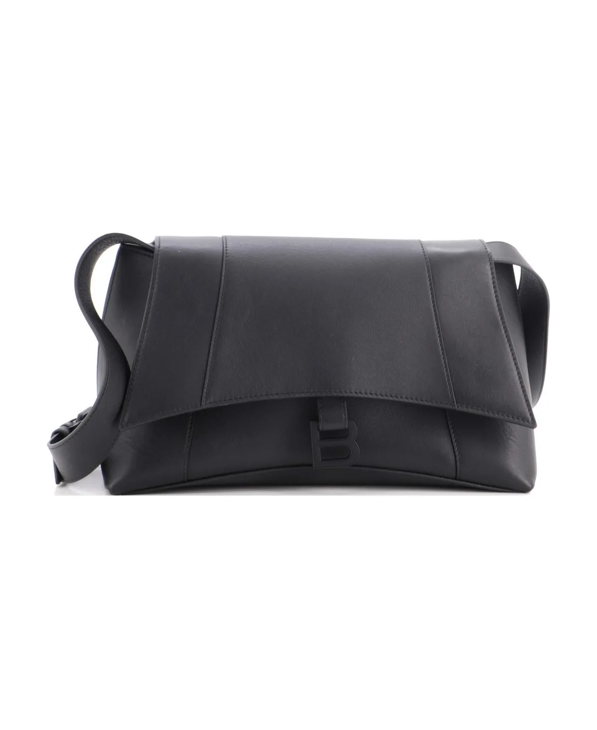 Pre-Owned Balenciaga Medium Downtown Soft Hourglass Shoulder Bag Leather by Balenciaga