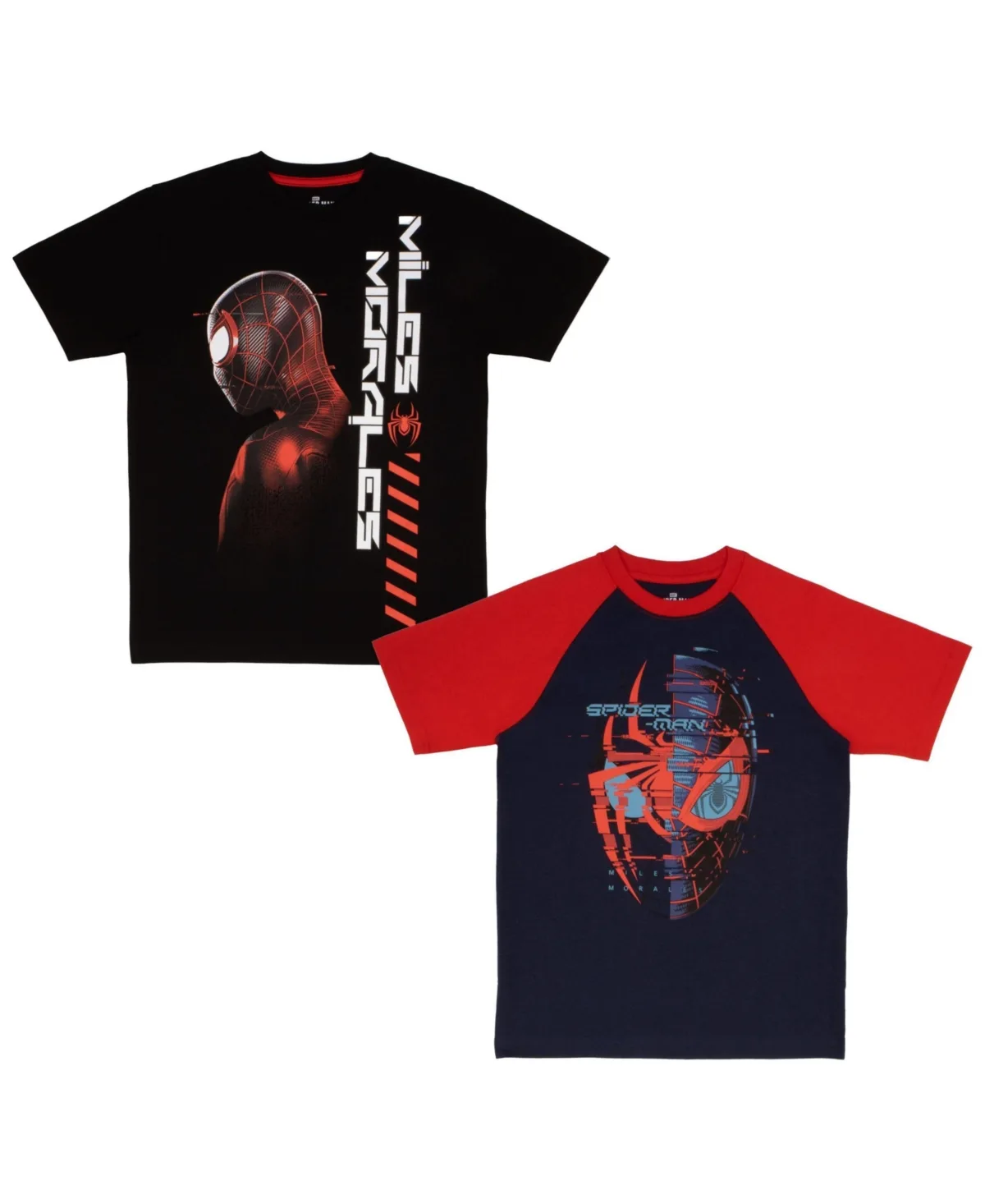 Miles Morales Spider-Man Graphic T-Shirt, 2-Pack by Miles Morales