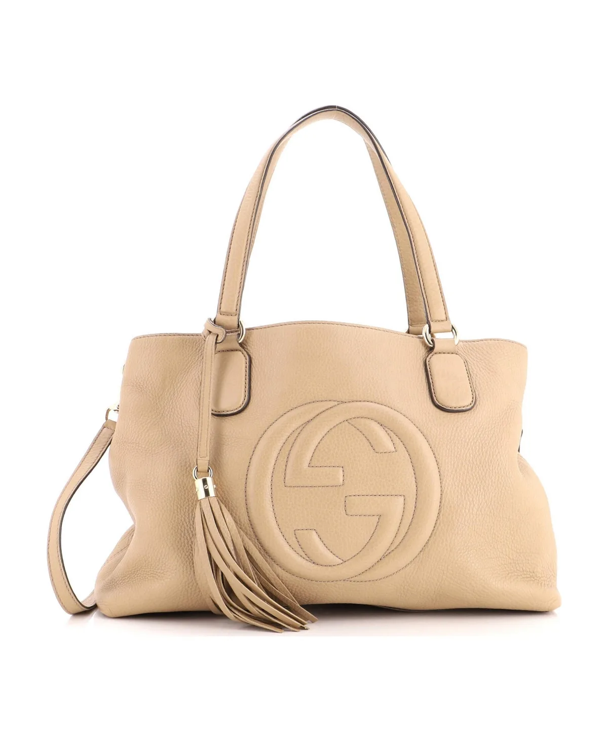 Pre-Owned Gucci Medium Soho Working Tote Leather by Gucci