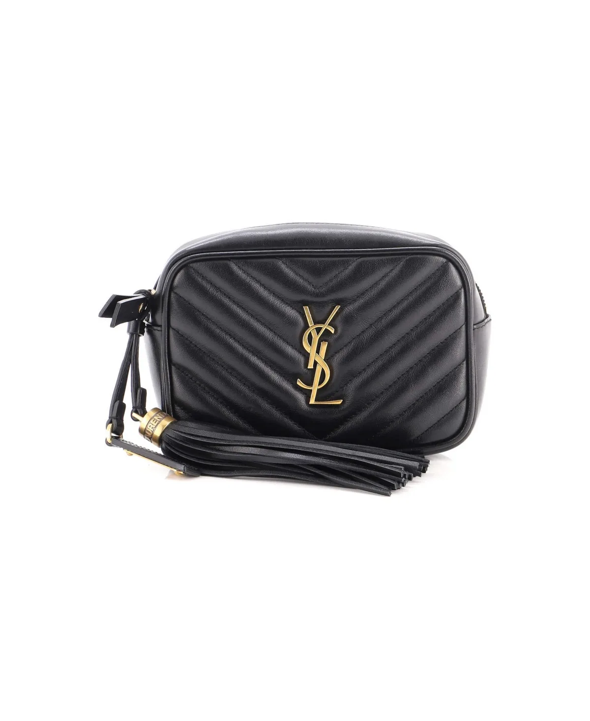 Pre-Owned Saint Laurent Lou Belt Bag Matelasse Chevron Leather by Saint Laurent