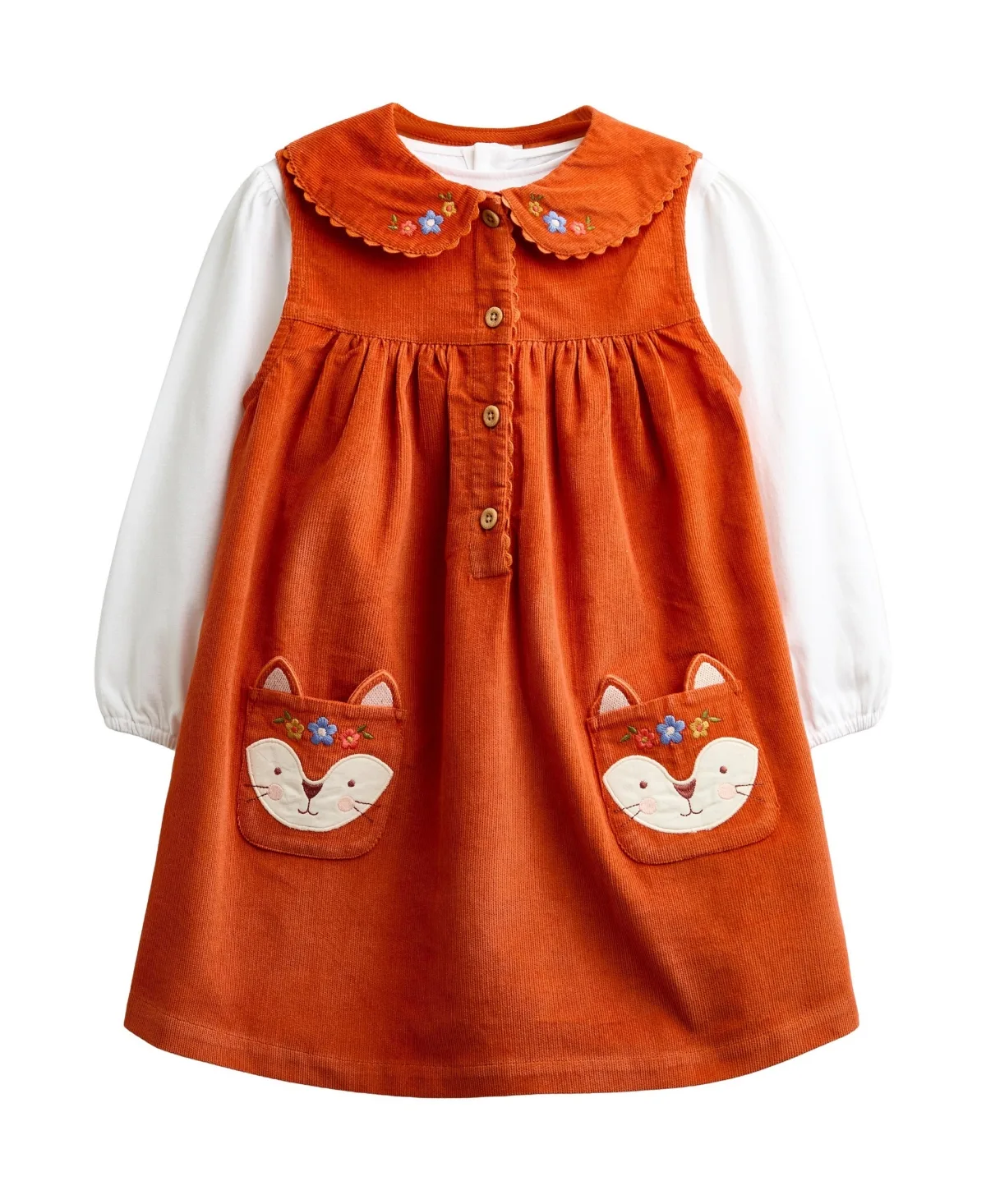 Woodland Dress and Knitted Vest Set by bebe
