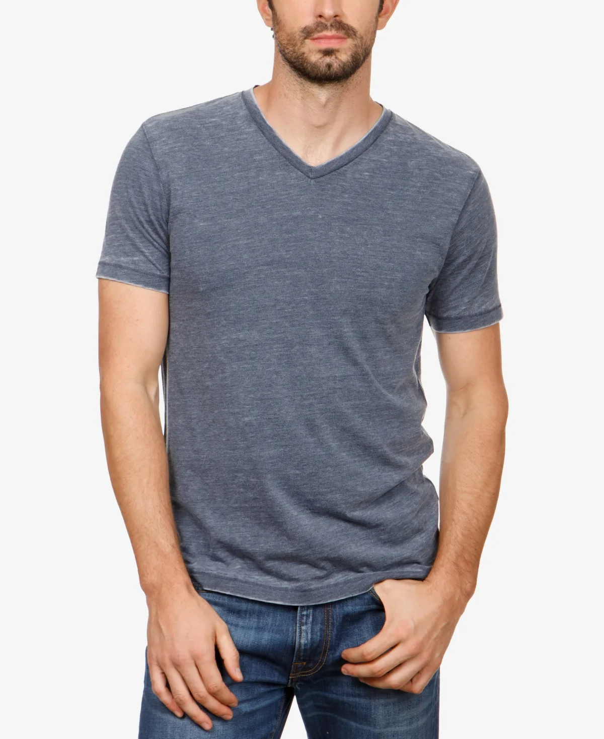 Burnout V-Neck Short Sleeve T-Shirt by Lucky Brand