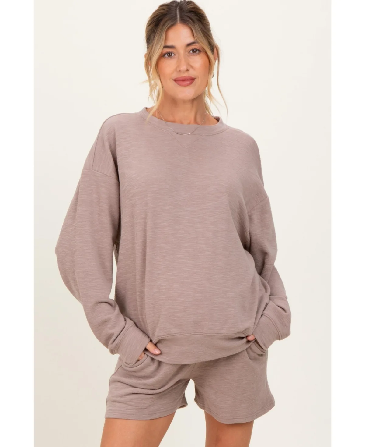 Pullover and Shorts Set by PinkBlush