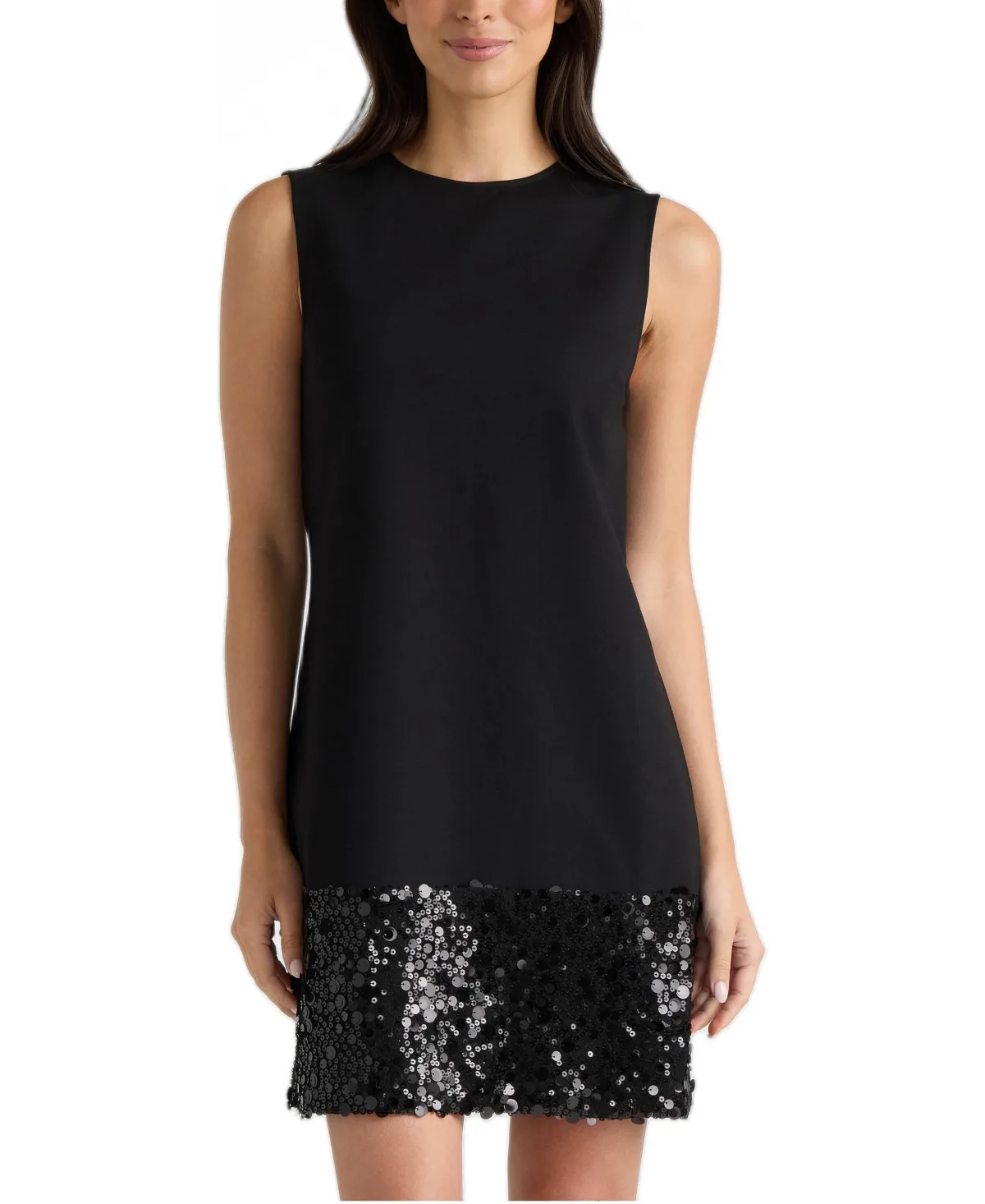 Sleeveless Sequin Dress by Ellen Tracy