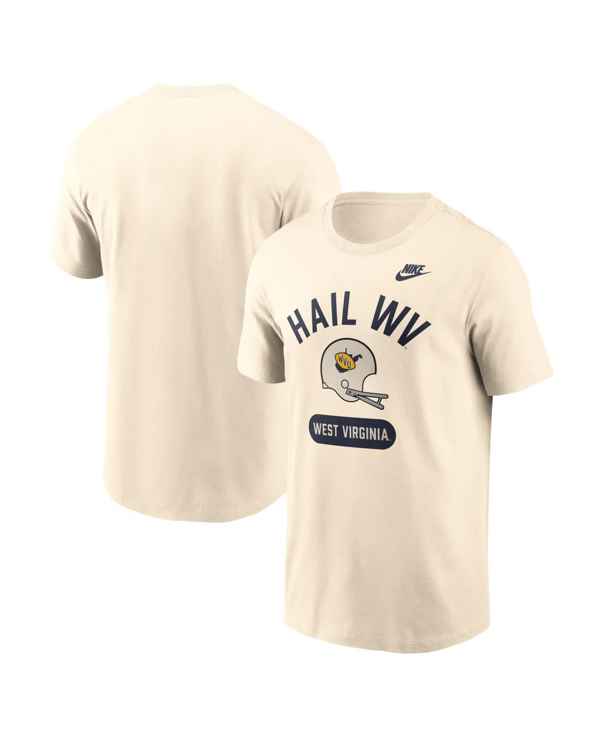 West Virginia Mountaineers Legacy Arch Helmet T-Shirt by Nike