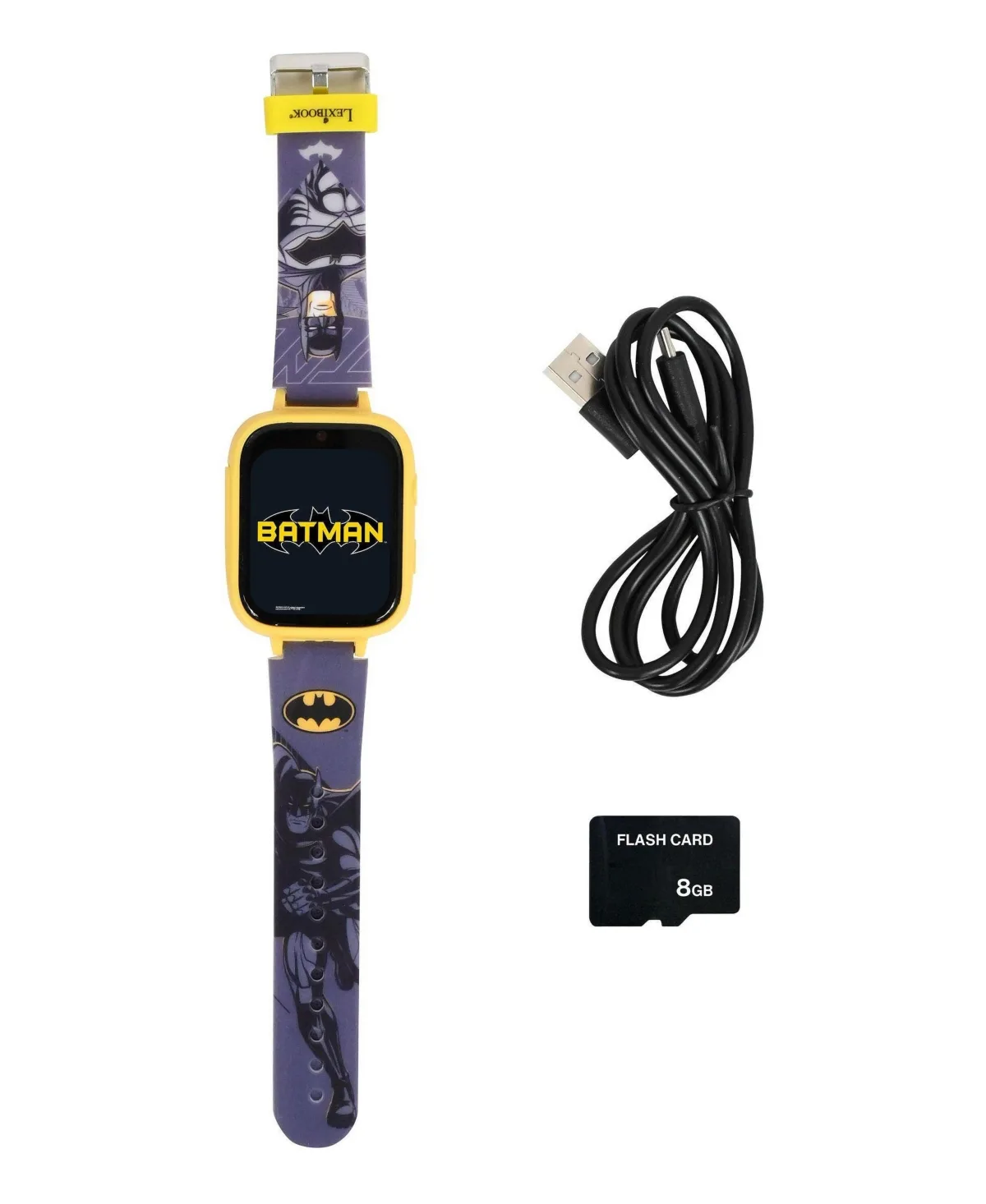 Batman Selfie Camera Watch, HD Touch Screen, 720p Camera, MP3 Player, Built-In Speaker, Dictaphone, Pedometer, 5 Games by Warner Batman