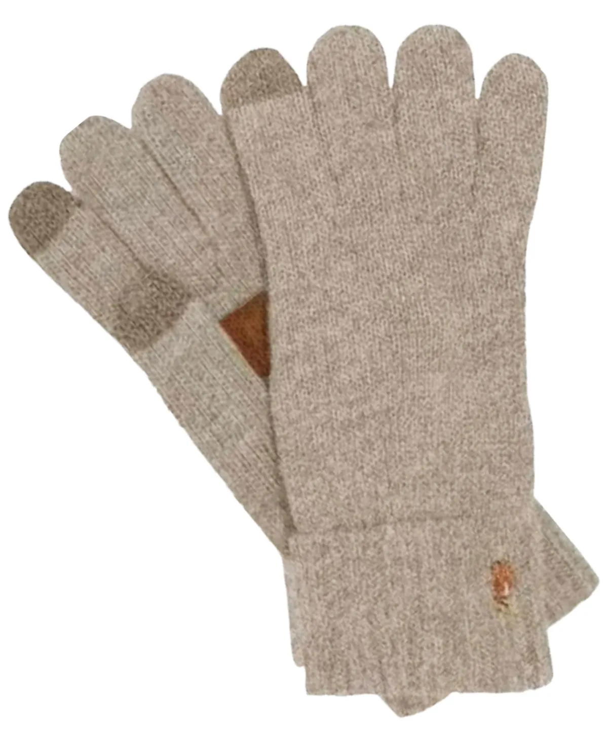 Leather Patch Signature Gloves by Polo Ralph Lauren