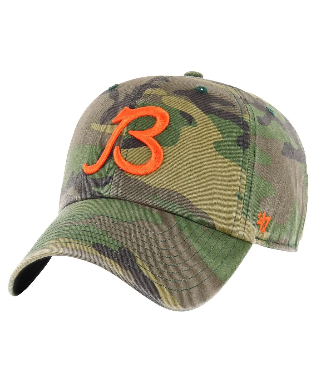 Chicago Bears Woodland Clean Up Adjustable Hat by 47 Brand