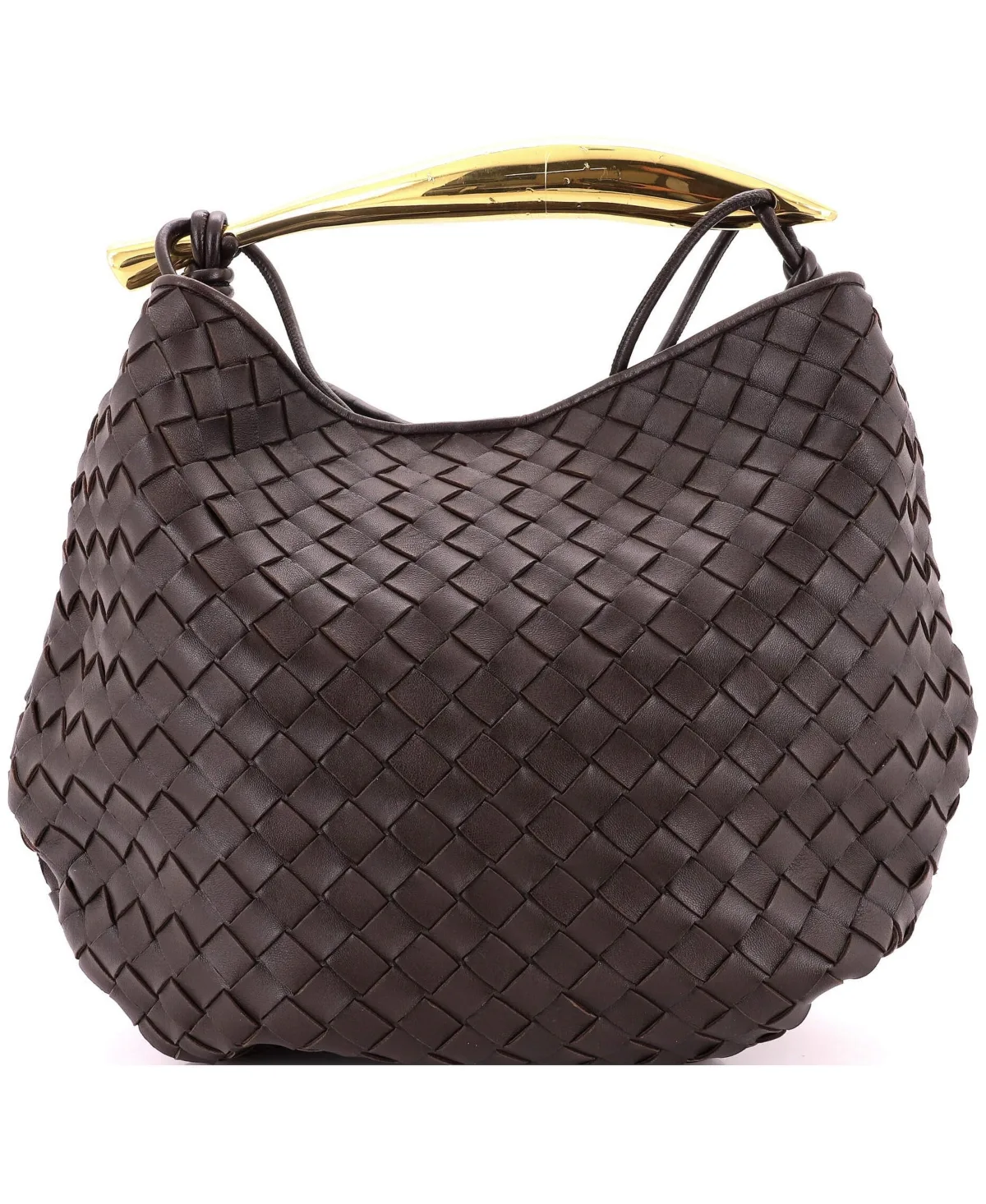 Pre-Owned Large Sardine Top Handle Bag Intrecciato Nappa by Bottega Veneta