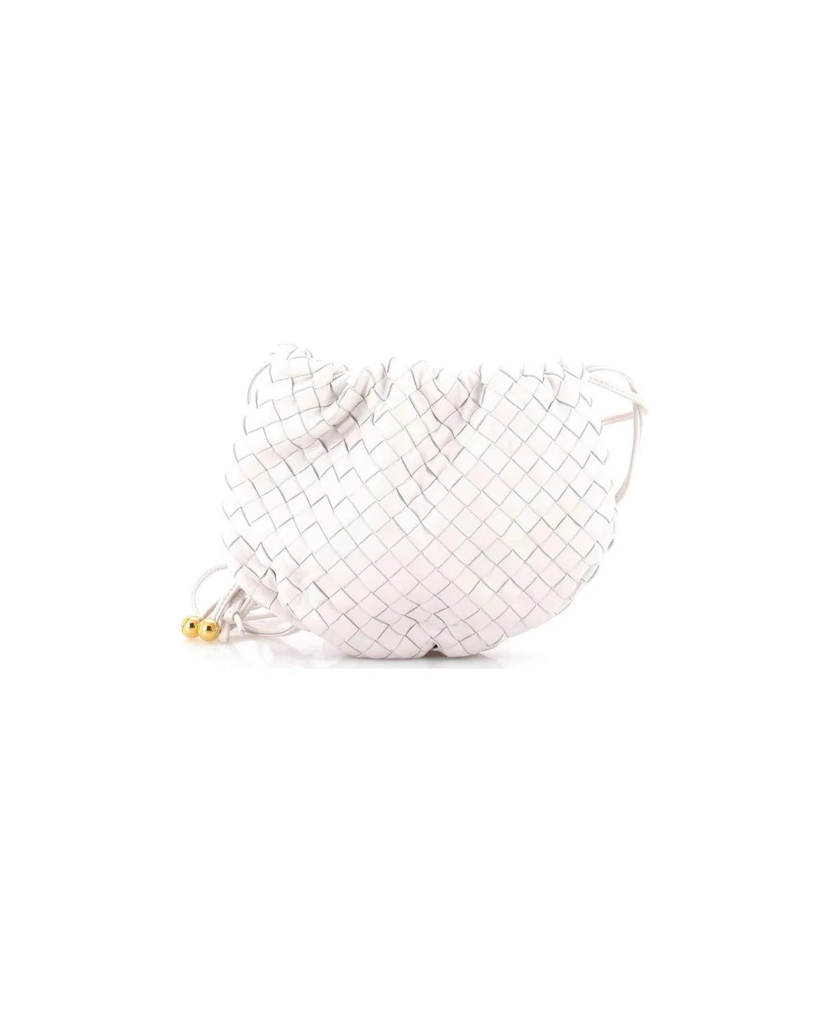 Pre-Owned Mini Bulb Shoulder Bag Intrecciato Nappa by Bottega Veneta