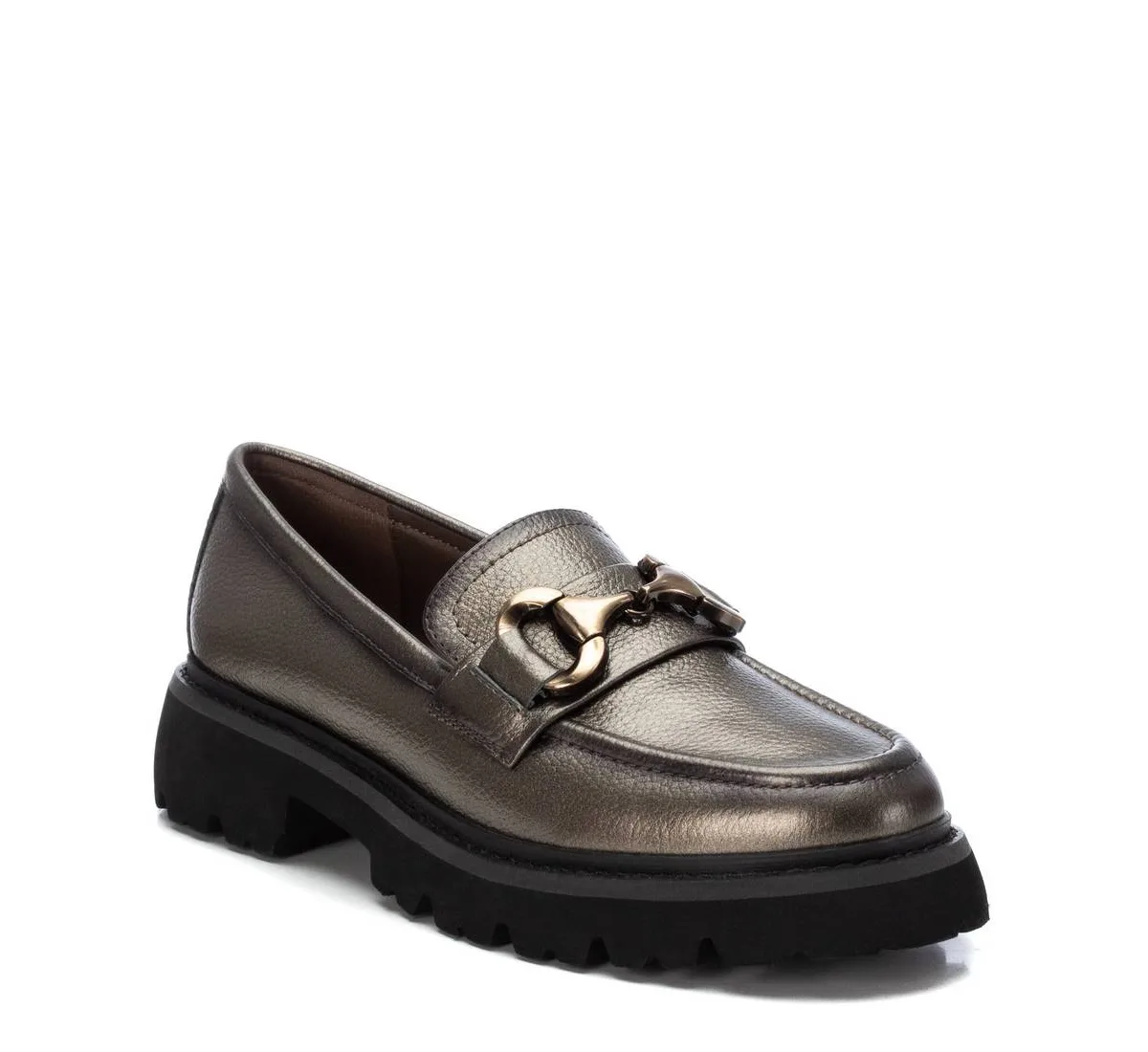 Carmela Leather Collection Penny Loafers by Xti by Xti