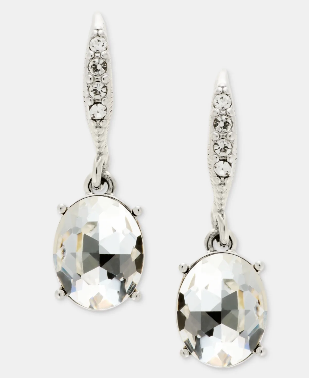 Metal-Tone Crystal Drop Earrings by GIVENCHY