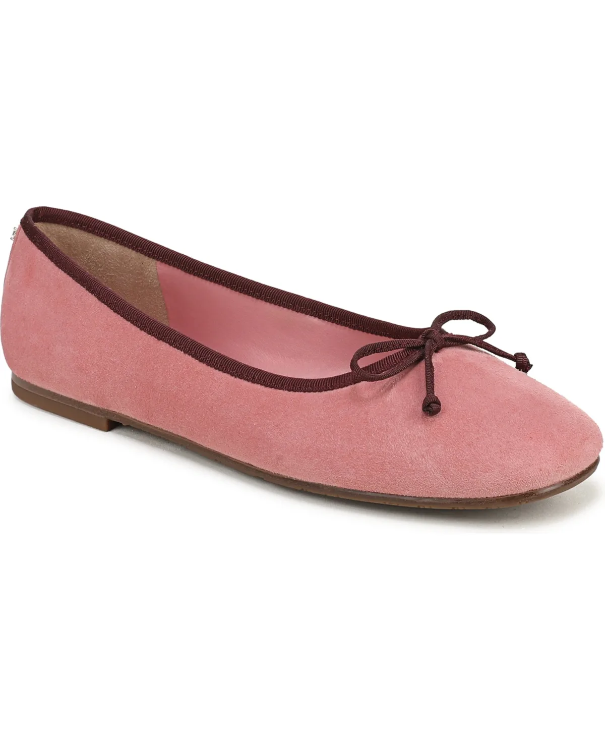 Alie Ballerina Flats - Mauve/Pink Suede by Sam Edelman