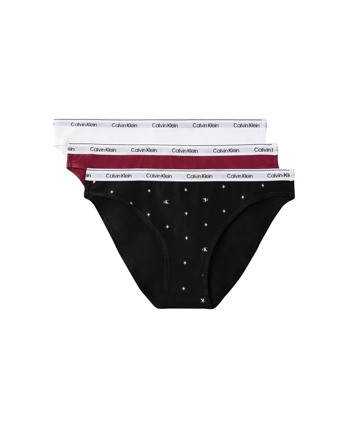 Modern Logo 3-Pack Bikini Underwear QD5207 by Calvin Klein